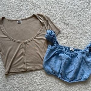 Aritzia Cropped Top Bundle